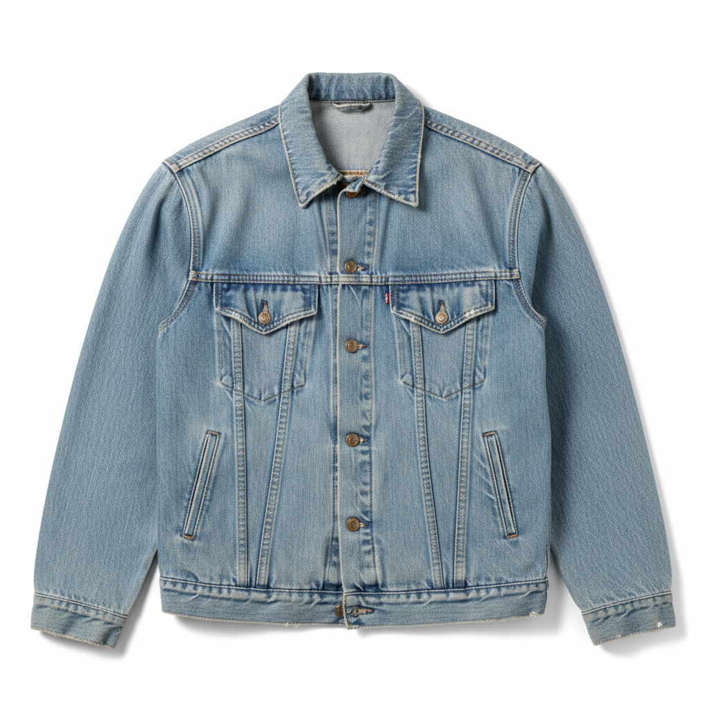 Vintage Denim Jacket – Light Wash
